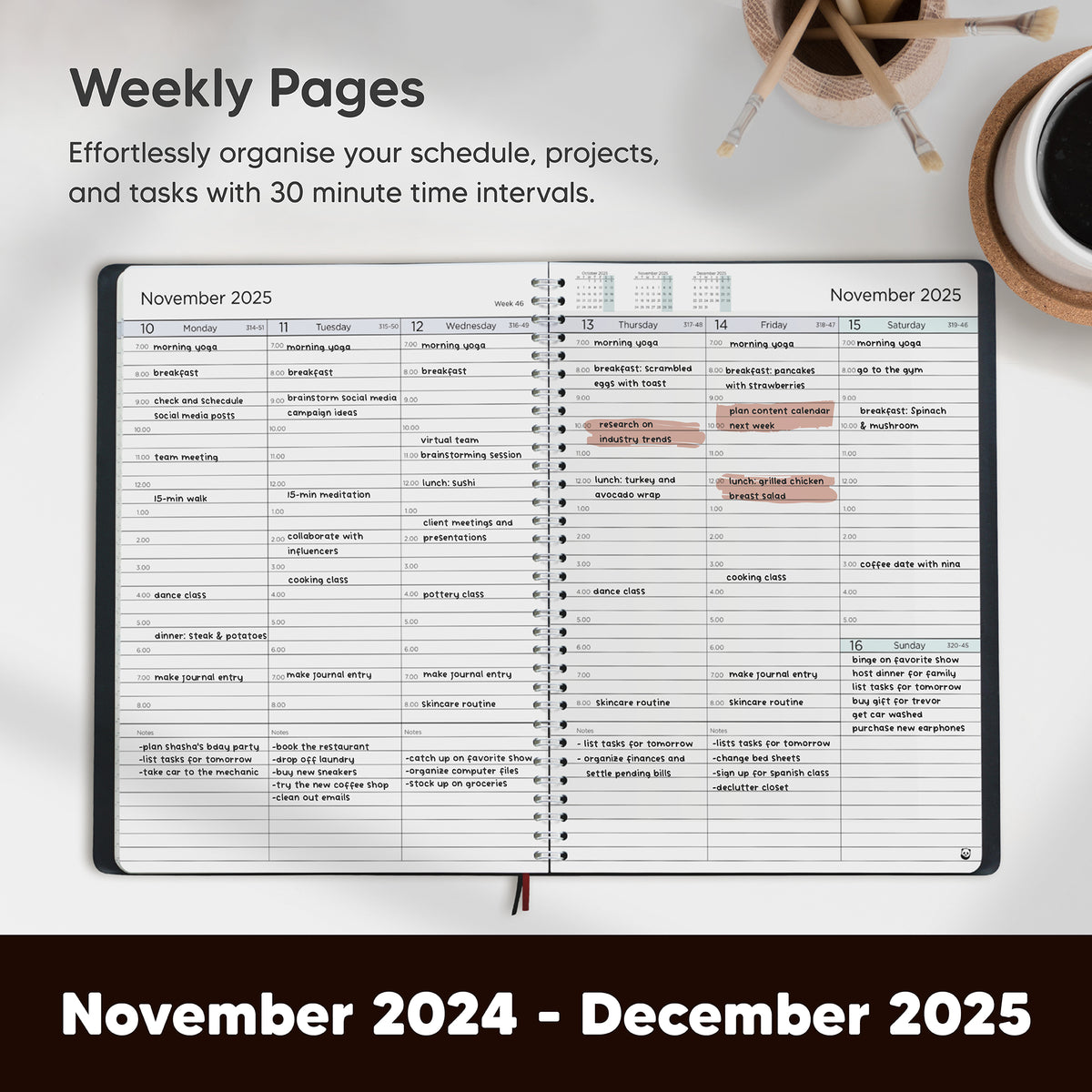 Dated Diary 2025 – Smart Panda