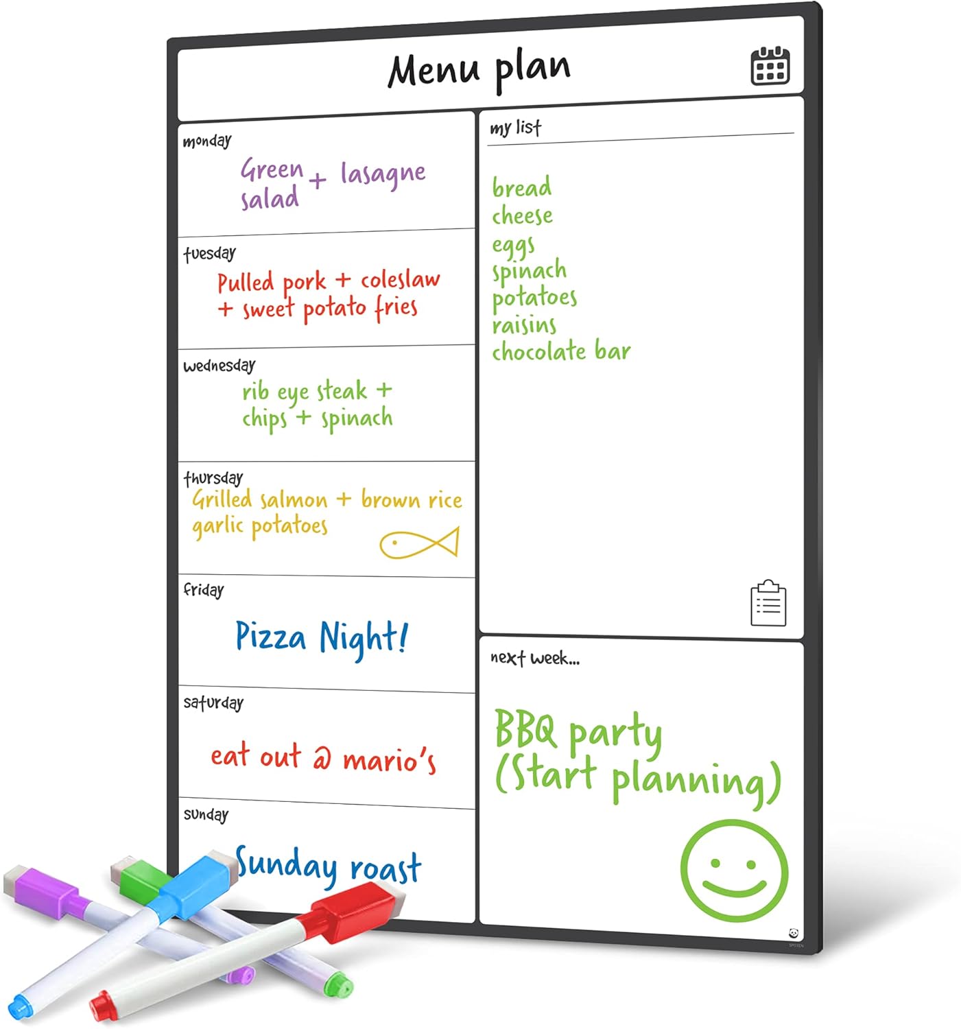 Weekly Magnetic Fridge Calendar – A3