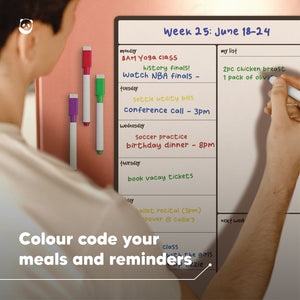 Weekly Magnetic Fridge Calendar – A4