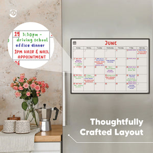 Monthly Magnetic Fridge Calendar