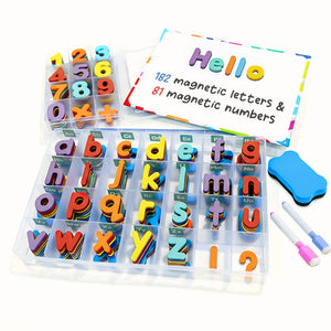 Magnetic Letters & Numbers – The Complete 263-Piece Set