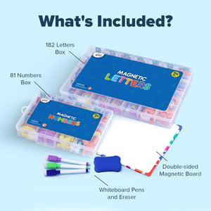Magnetic Letters & Numbers – The Complete 263-Piece Set