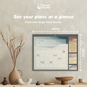 Monthly Family Calendar 2026 – Aesthetic