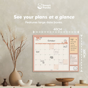 Monthly Family Calendar 2026 – Pastel