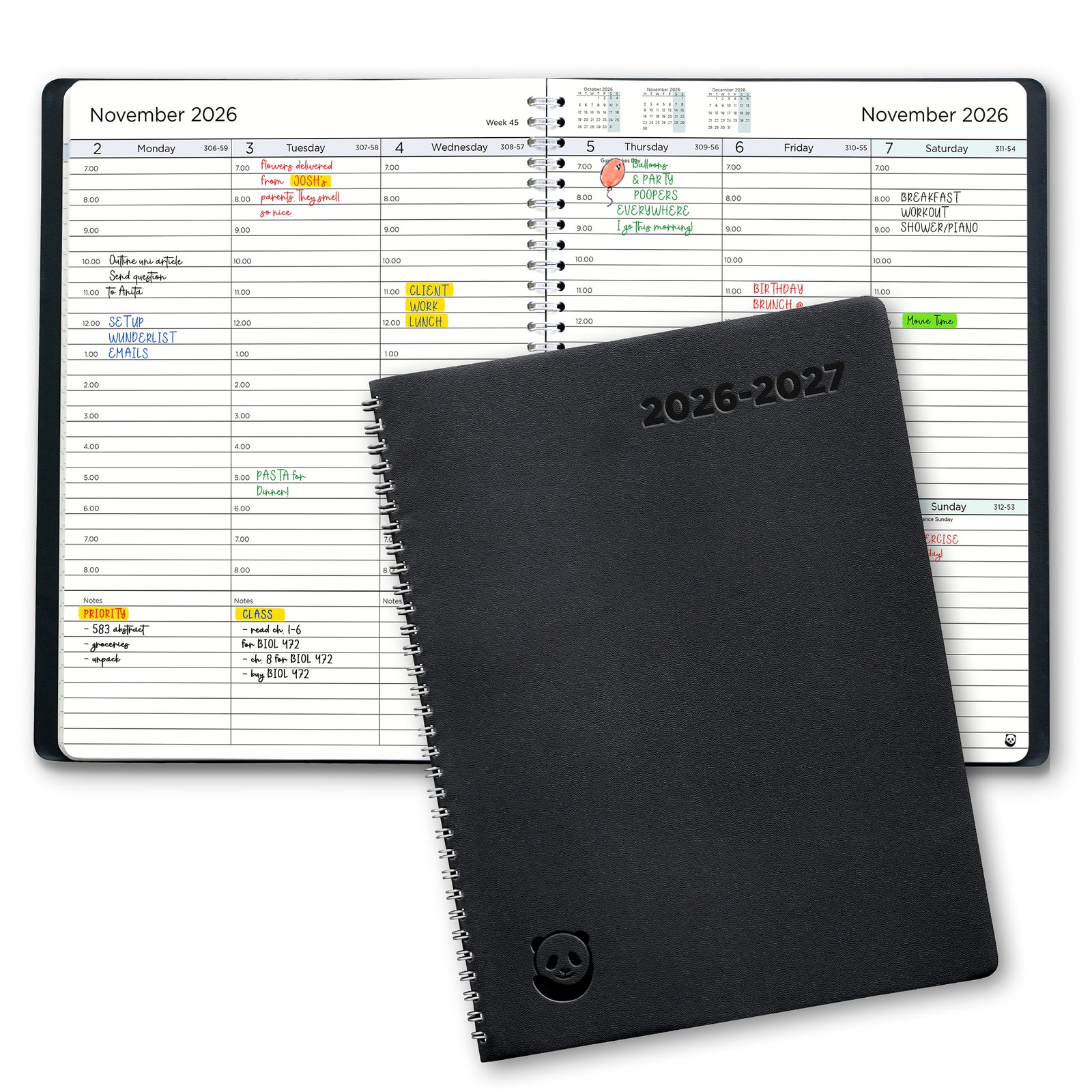 Academic Diary 2026–2027 Week to View