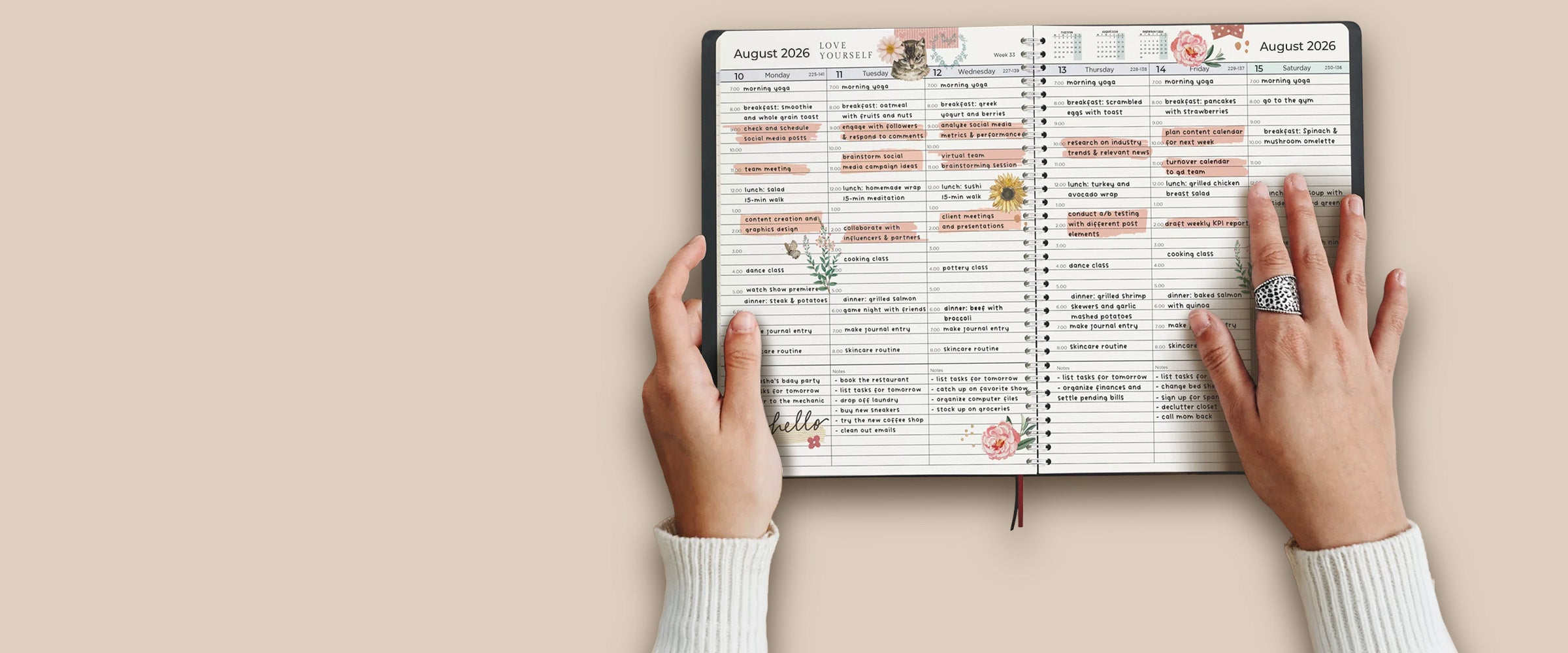 2026/27 Academic Dated Diary — hero product shot
